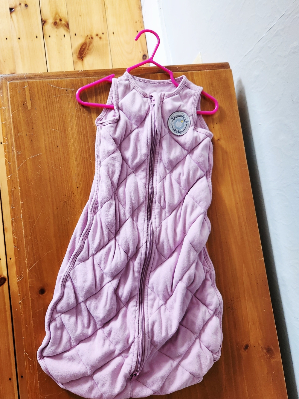 Dreamland Baby Pink Quilted Sleepsack - Cozy Zippered Sleep Sack